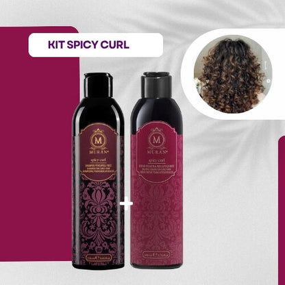 MURÀN - Kit Spicy Curl - Shampoo 200ml + Creme Definição 200ml