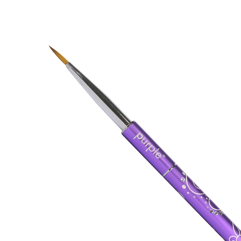 PURPLE - Pincel Nylon Nail Art Sombras 2mm/11mm  - P774