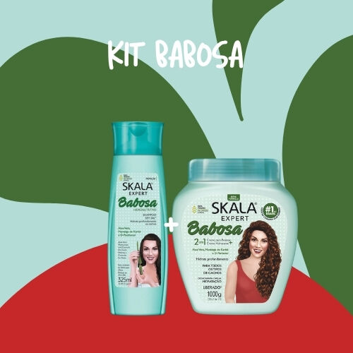 SKALA -  KIT BABOSA Shampoo 325ml + Creme de Tratamento 1000g