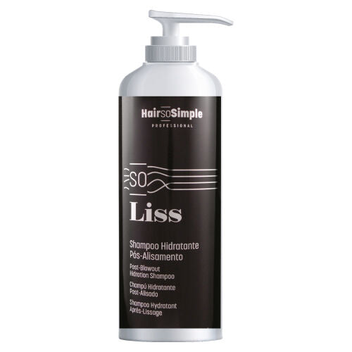 HAIRSOSIMPLE - Shampoo Hidratante Pós-Alisamento So Liss 1000ml