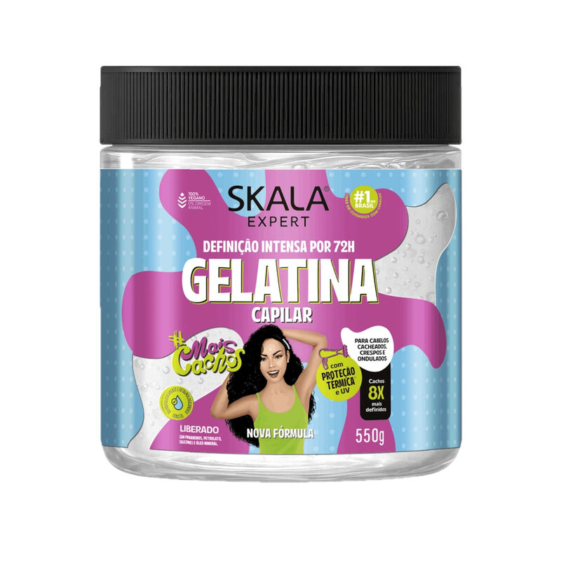 SKALA - Gelatina Capilar  #MAIS CACHOS - 1000g
